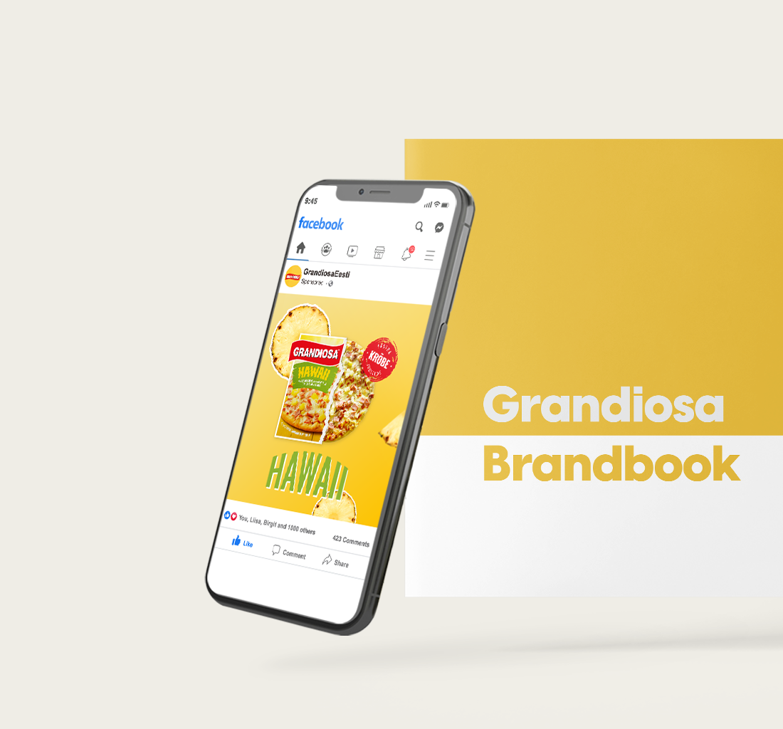 Grandiosa branding and social media marketing
