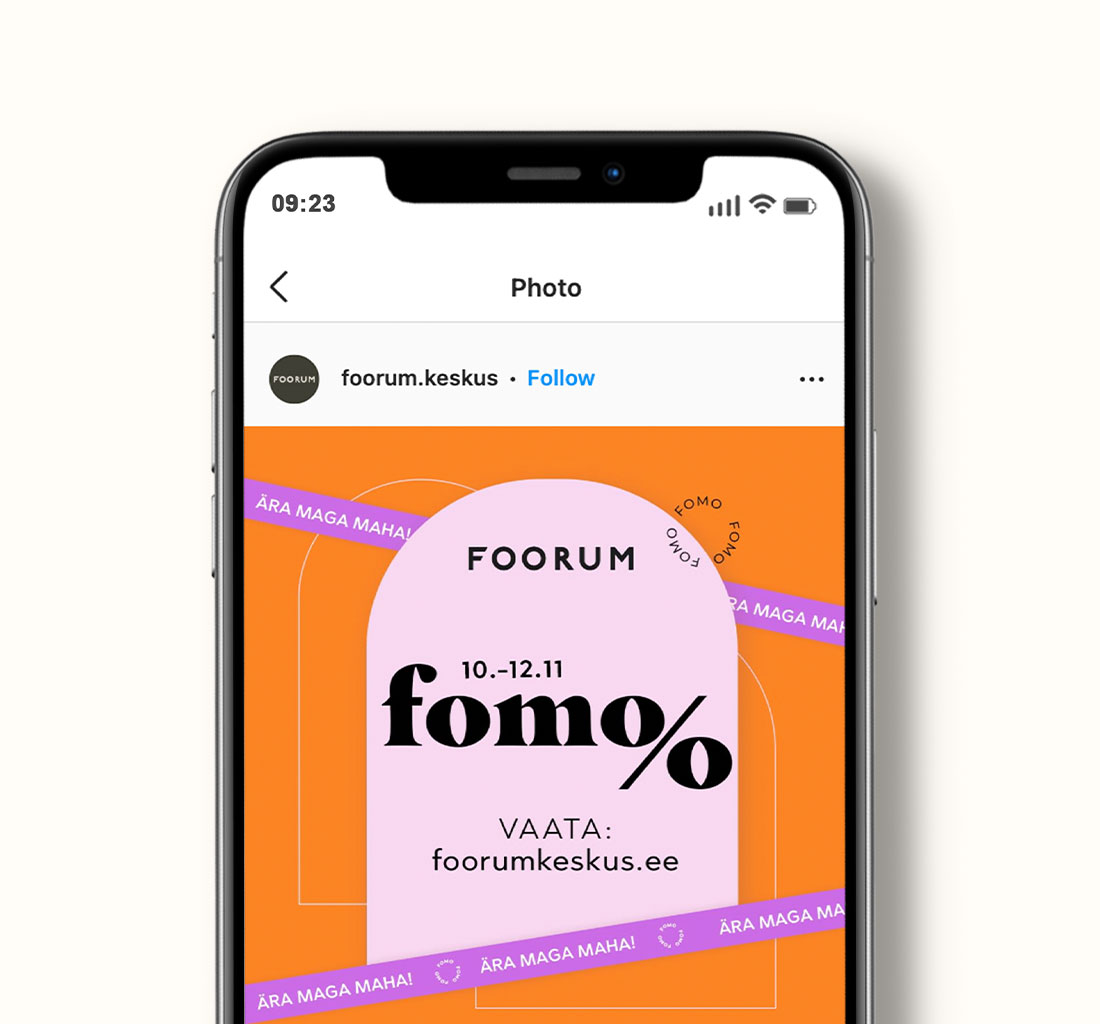 FOMO campaign for Foorum